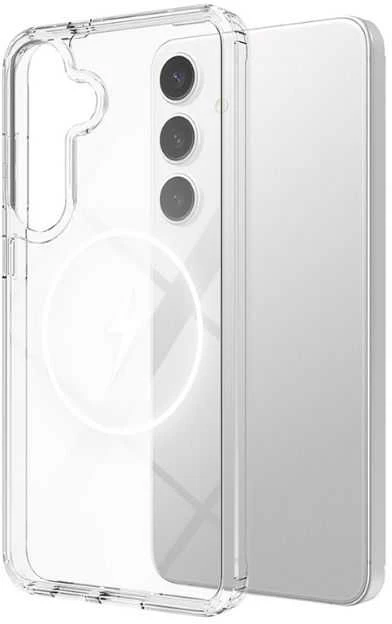 „Spello Mag+“ skaidrus dėklas | „Samsung Galaxy S26+“ | Suderinamas su „MagSafe“ ir „Qi2“