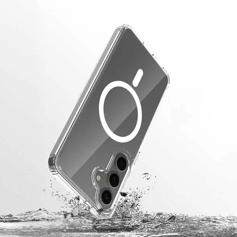„Spello Mag+“ skaidrus dėklas | „Samsung Galaxy S26“ | Suderinamas su „MagSafe“ ir „Qi2“