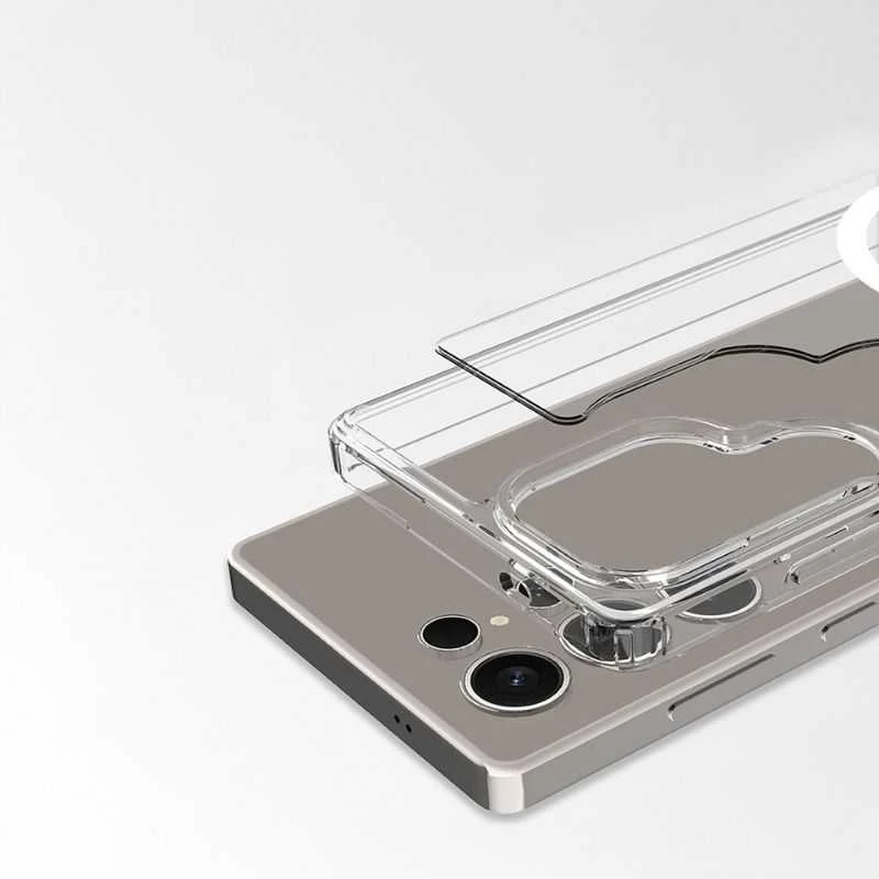 „Spello Mag+“ skaidrus dėklas | „Samsung Galaxy S26 Ultra“ | Suderinamas su „MagSafe“ ir „Qi2“