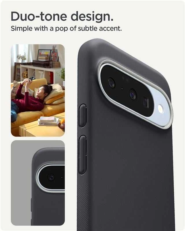 Spigen Nano Pop Mag MagSafe dėklas, skirtas Google Pixel 10/10 Pro - Juodas