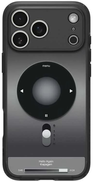 Dėklas „Spigen Ultra Hybrid MagSafe“, klasikinis juodas – „iPhone 17 Pro Max“