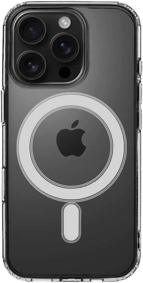 Dėklas Tactical MagForce skirtas telefonui Apple iPhone 16 Pro skaidrus