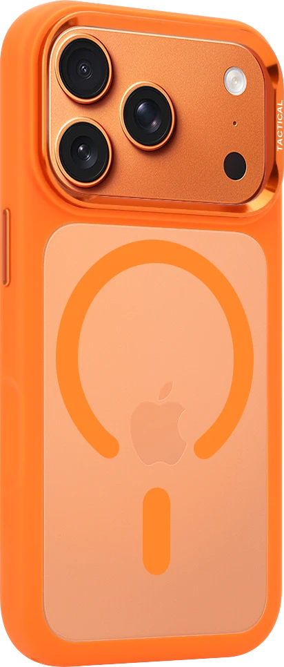 Tactical MagForce Hyperstealth 3.0 telefono dėklas su MagSafe palaikymu iPhone 17 Pro | iPhone 18 Pro oranžinis