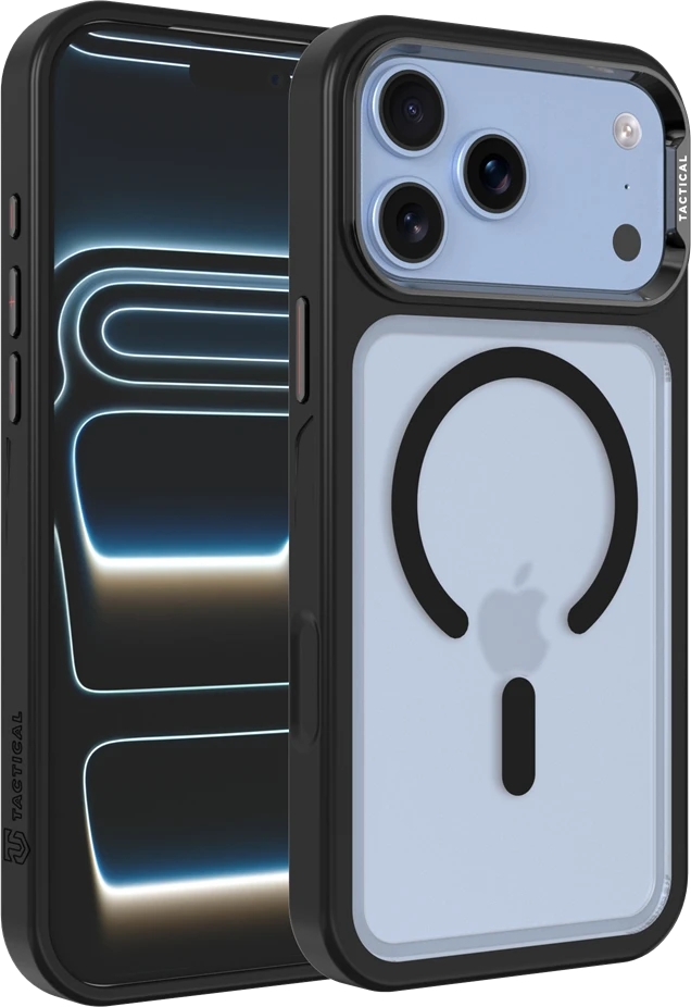 Tactical MagForce Hyperstealth 3.0 dėklas telefonui su MagSafe palaikymu, skirtas iPhone 17 Pro Max | iPhone 18 Pro Max, juodas