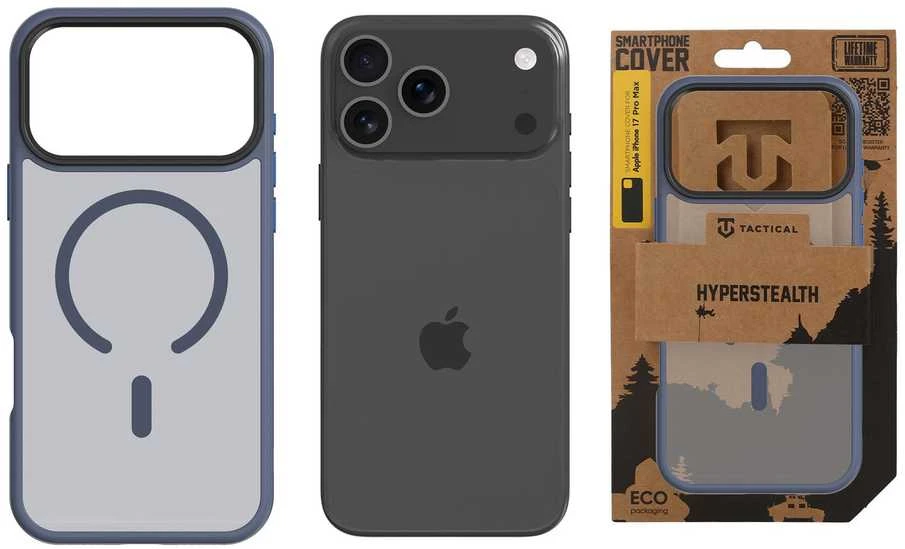 Tactical MagForce Hyperstealth dėklas skirtas Apple iPhone 17 Pro Max Deep Mėlyna