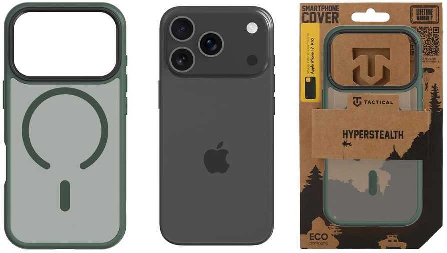 Tactical MagForce Hyperstealth dėklas skirtas Apple iPhone 17 Pro Forest Žalias