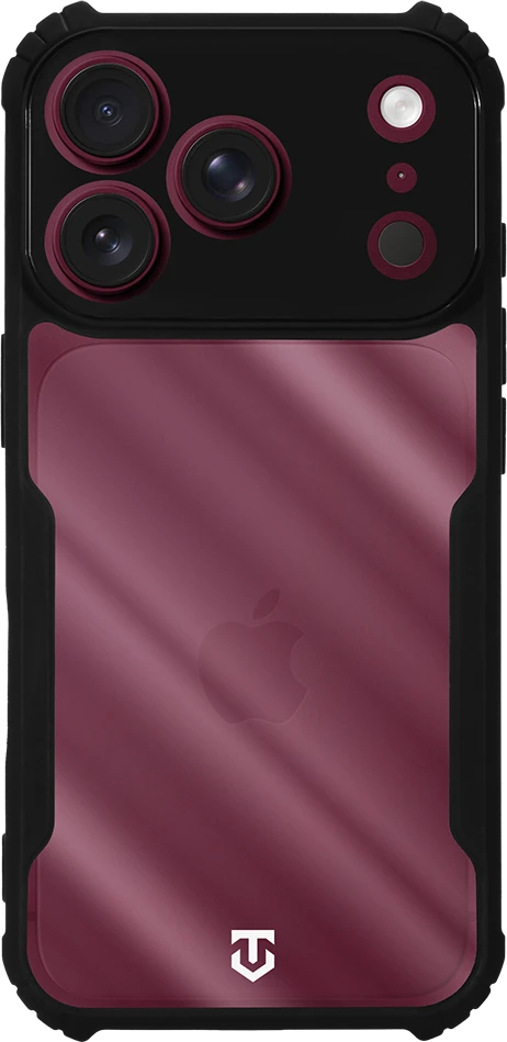 Dėklas Tactical Quantum Stealth Cover for Apple iPhone 17 Pro/18 Pro Clear/Juodas