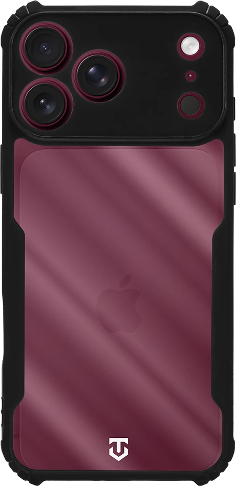 Dėklas Tactical Quantum Stealth Cover for Apple iPhone 17 Pro Max/18 Pro Max Clear/Juodas