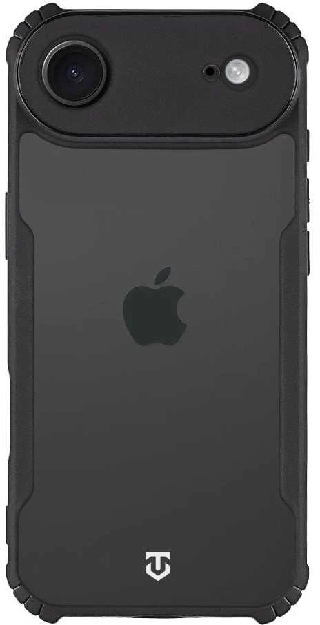Tactical Quantum Stealth dėklas skirtas Apple iPhone 17 Air skaidrus/juodos spalvos