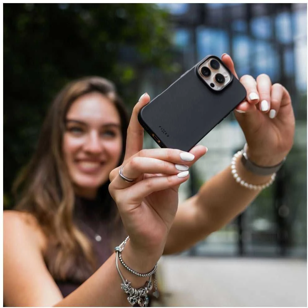 Fiksuotas Dėklas gelis TPU FIXED ReStory skirtas Apple iPhone Air, juoda