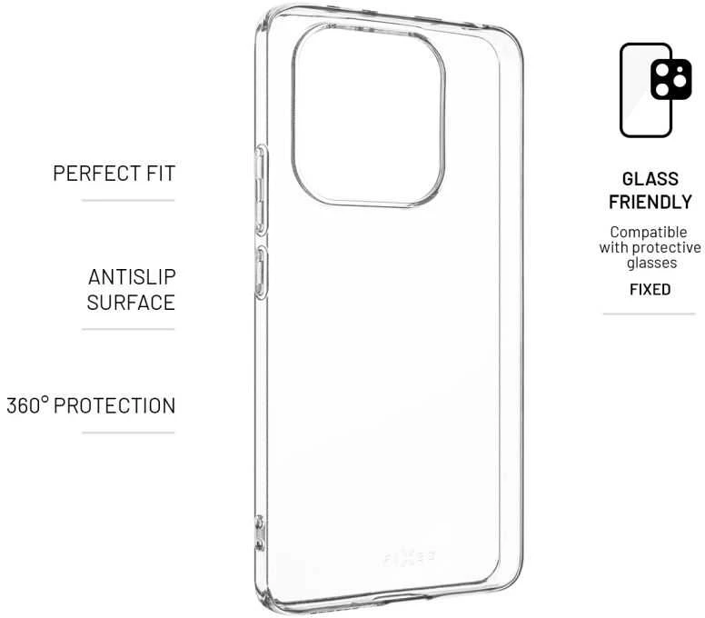 Dėklas Fixed Fiksuota istorija | Galinis viršelis | Xiaomi | Redmi Note 14 | TPU | Aišku