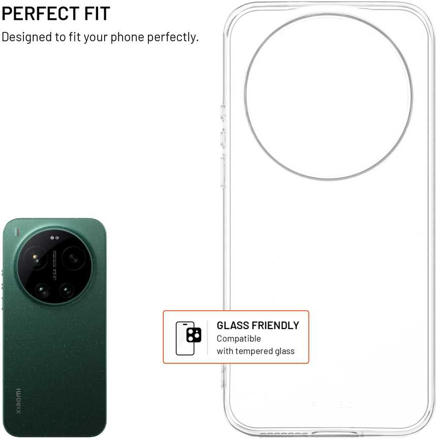 Dėklas Fixed Fiksuotas Story | Galinis dangtelis | Xiaomi | 17 Ultra | TPU | Skaidrus
