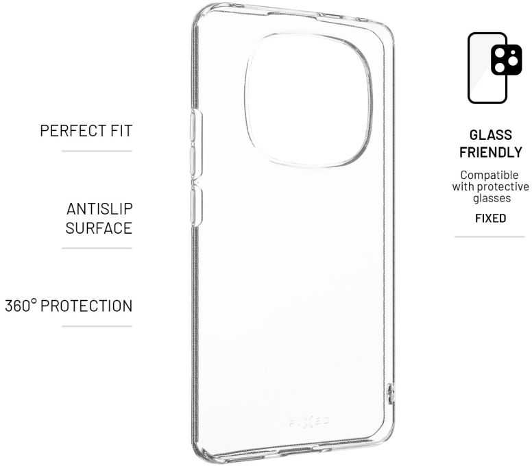 Dėklas Fixed Fiksuota istorija | Galinis viršelis | Xiaomi | Redmi Note 14 Pro+ 5G | TPU | Aišku