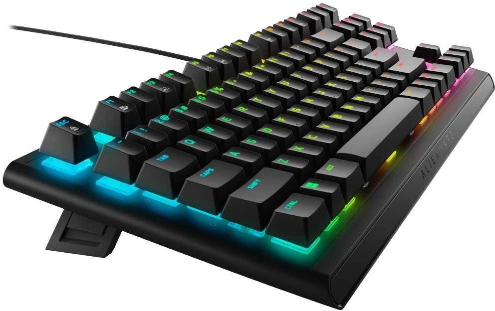 Dell Alienware Tenkeyless AW420K | Klaviatūra žaidimams | su laidu | EN | CHERRY MX Raudona | Dark Side of the Moon