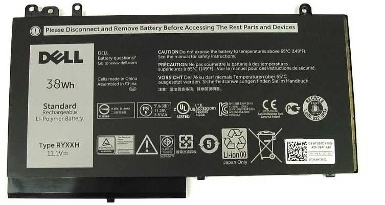 Bateria Dell rinkinys – pagrindinis 3 elementų 38 W/HR