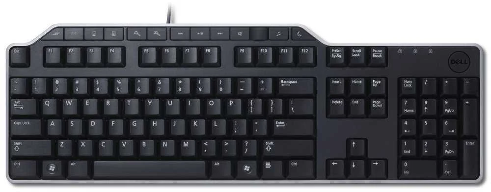 „Dell Business“ daugialypės terpės klaviatūra – KB522 – čekų/slovakų k. (QWERTZ)