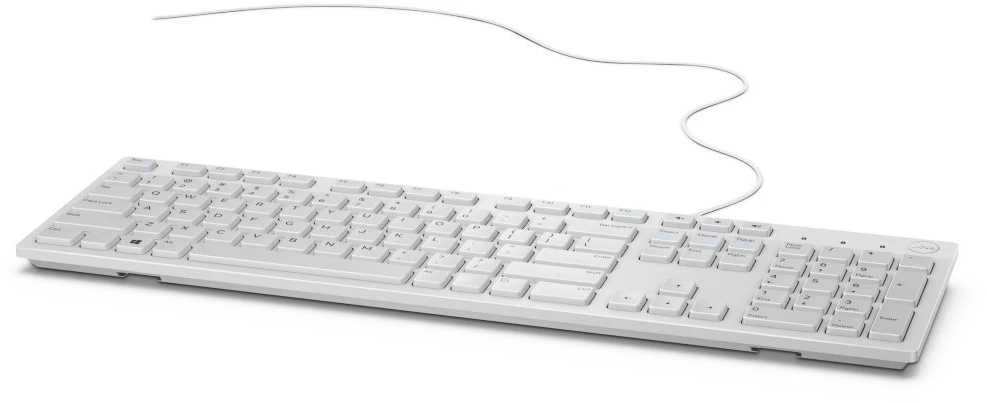 DELL KB216 klaviatūra USB QWERTZ Vokiečių Balta