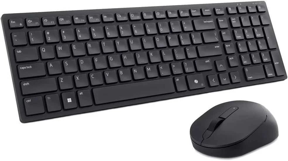 DELL tyli klaviatūra ir pelė – KM555 – čekų/slovakų (QWERTZ)