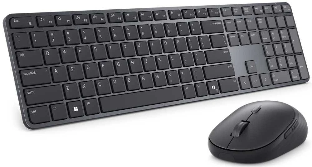 Dell Pro 7 Slim Klaviatūra ir pelė - KM726 - US International (QWERTY)