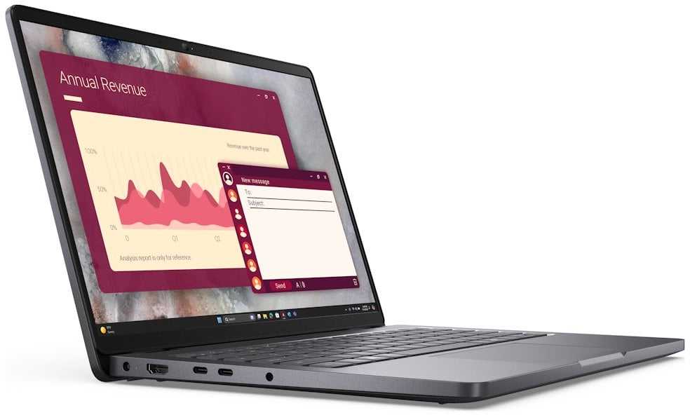 Nešiojamas kompiuteris DELL NTB Pro 14 PC14255/AMD Ryzen 5 220/16GB/512SSD/14" FHD+/IR kamera ir mikrofonas/65W/WLAN/vPro apšvietimas Kb/W11 Pro/3Y PS NBD