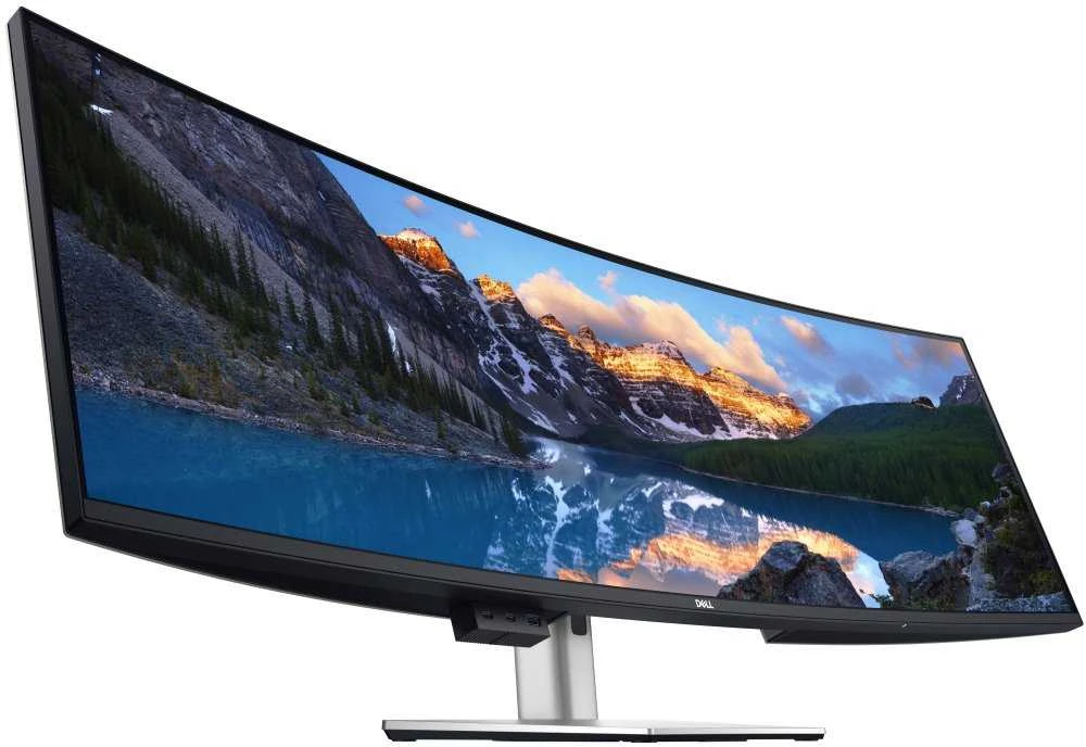 Monitorius Dell UltraSharp U4924DW, 49" Dual QHD (5120x1440) lenktas, IPS Black, 32:9, 60Hz, USB-C 90W, KVM, garsiakalbiai