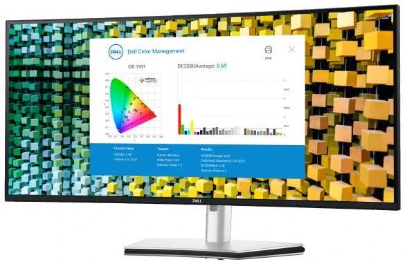 Išlenktas monitorius Dell UltraSharp U3425WE 34" Curved/21:9 /IPS 3440x1440 /120 Hz/Speakers Swivel Height adjustable Tilt Colour Sidabrinis 210-BMDW