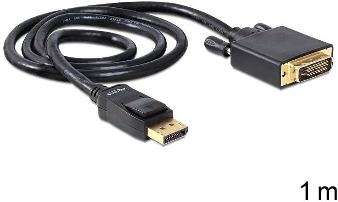DELOCK Cable Displayport > DVI 24+1 m/m 1m
