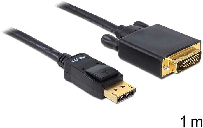 DELOCK Cable Displayport > DVI 24+1 m/m 1m