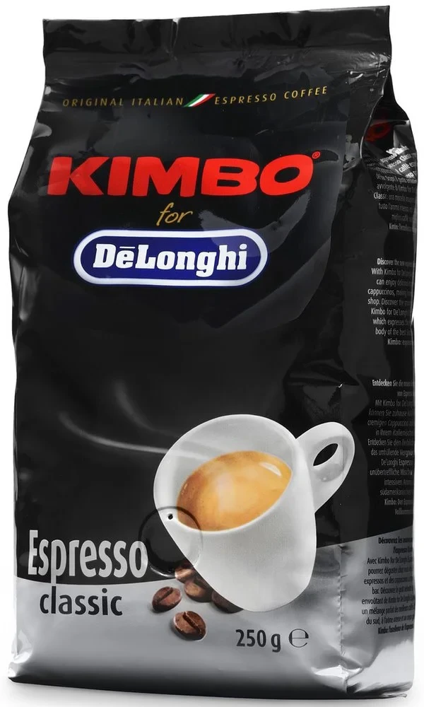 Delonghi Kimbo Espresso Classic, 250g gerÃ¶stete Kaffeebohnen