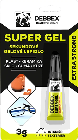 Den Braven DENBRAVEN SUPER GEL 3g blister DEBBEX Secondary gel adhesive