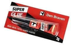 Den Braven DENBRAVEN Glue SUPER GLUE second 3ml transparent