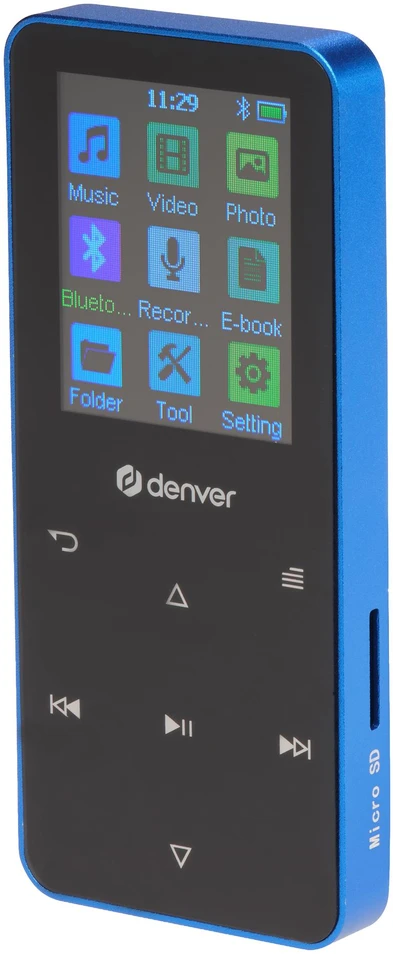 MP4 grotuvas Denver MP-1830BU BT 1,8" 4GB mėlyna