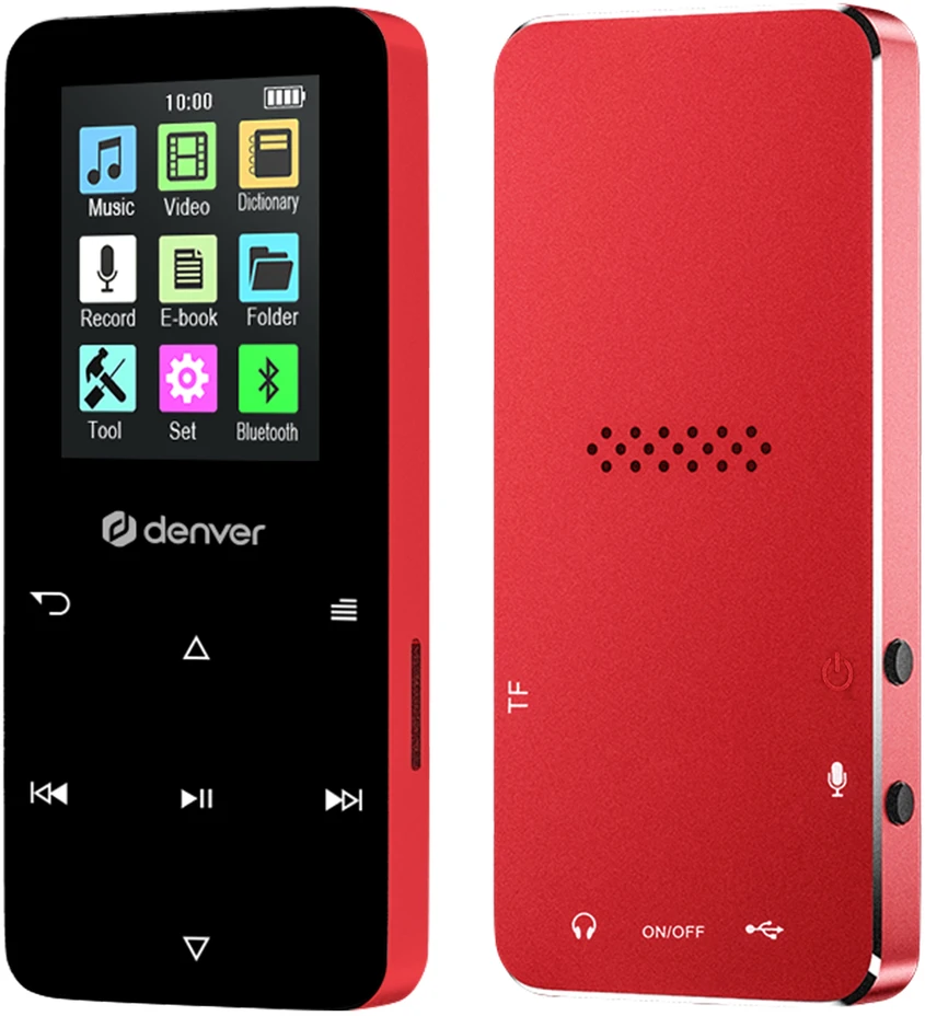MP4 grotuvas Denver MP-1830R BT 1,8" 4GB raudona