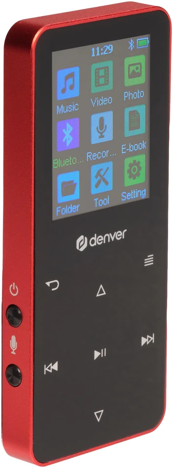 MP4 grotuvas Denver MP-1830R BT 1,8" 4GB raudona