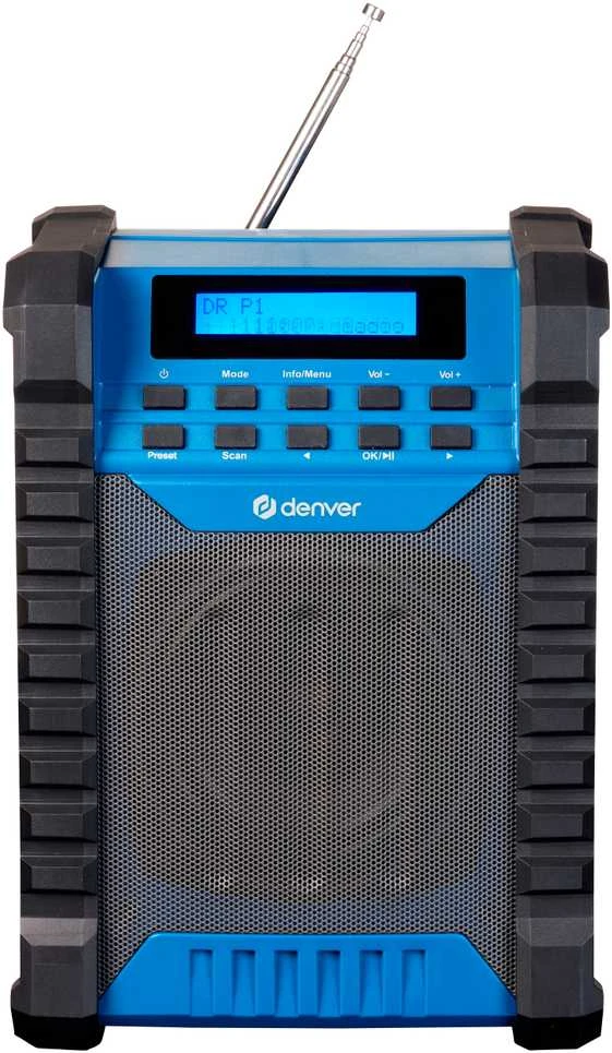 Radijo imtuvas „High Duty Denver WRD-60 FM“ su „Bluetooth“, IP54