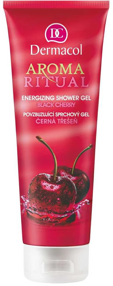 Dermacol Aroma Ritual Juodas Cherry Dušo želė moterims, 250 ml