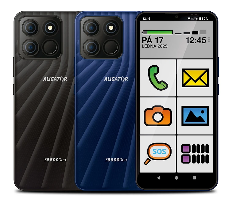 ALIGATOR S6600 Senior 4+64GB juodas aprašymas - Prekės nuotrauka ALIGATOR S6600 Senior 4+64GB juodas aprašymas - Prekės nuotrauka