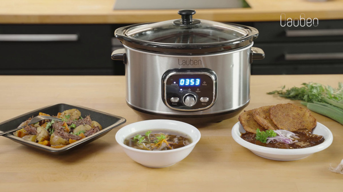 Daugiafunkcinis puodas Lauben Slow Cooker 3500SB aprašymas - Prekės nuotrauka