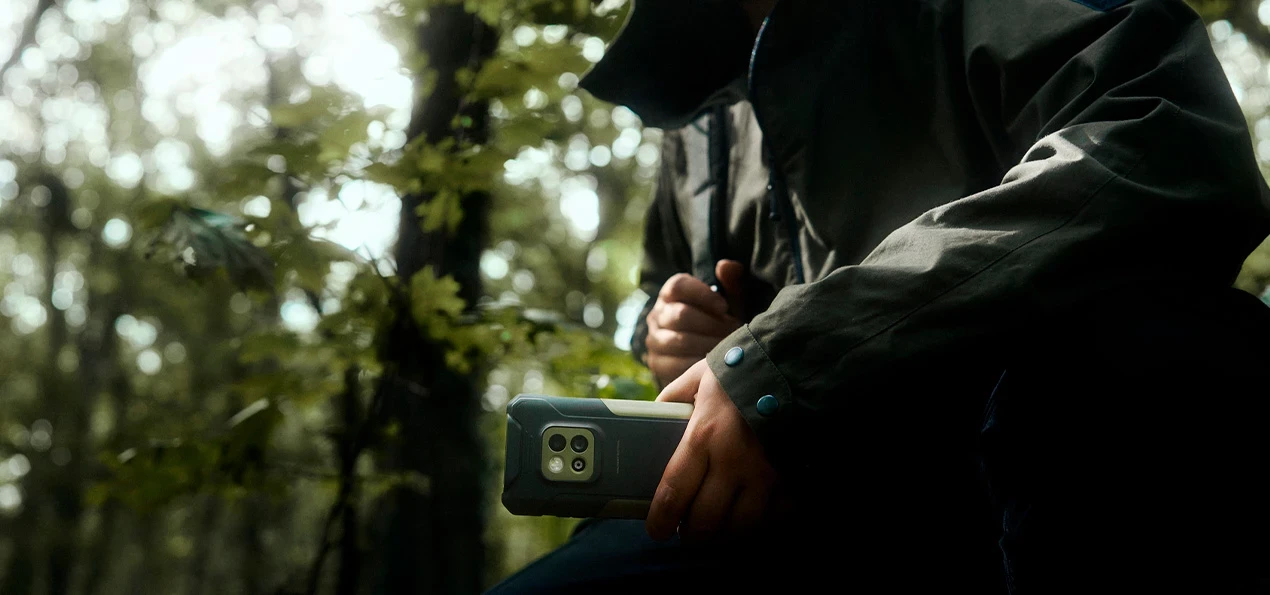 Išmanusis telefonas MyPhone Hammer Construction 2 5G, 6/128GB, Military Edition aprašymas - Prekės nuotrauka