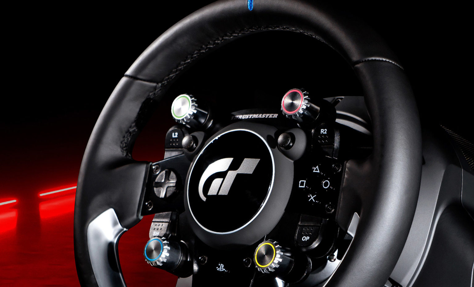 Thrustmaster žaidimų vairas T-GT II EU, Juodas aprašymas - Prekės nuotrauka