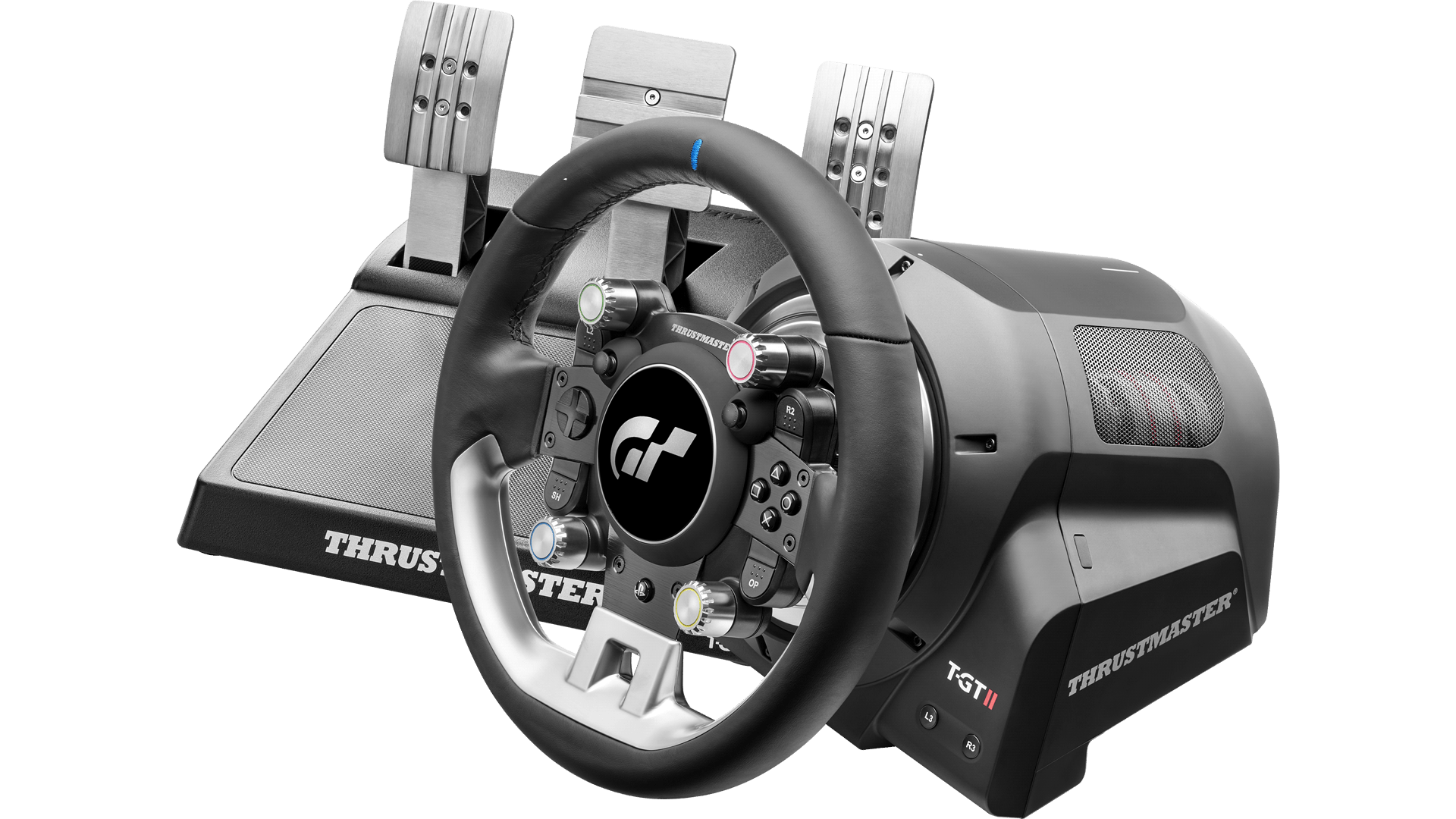 Thrustmaster žaidimų vairas T-GT II EU, Juodas aprašymas - Prekės nuotrauka