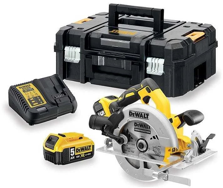 Akumuliatorinis diskinis pjūklas Dewalt DCS570P2 18V 2x5Ah