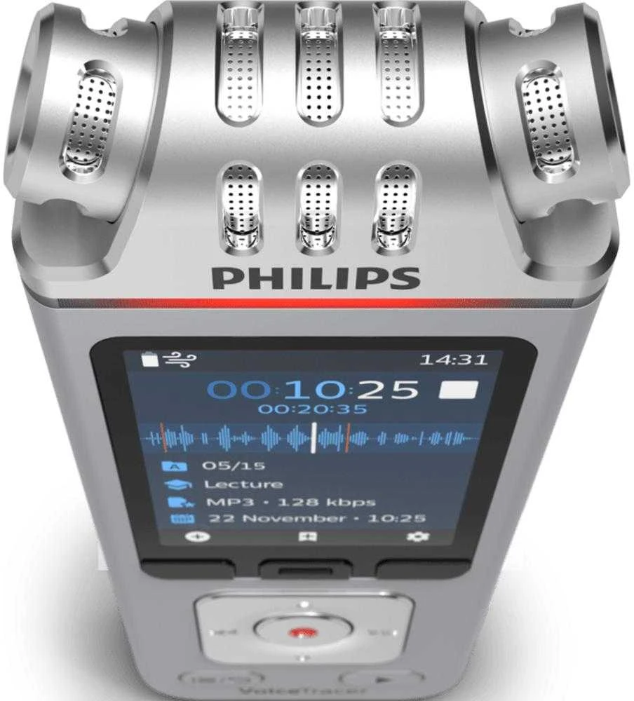 Diktofonas „Philips DVT4115“ 8 GB USB atmintinė + kortelės lizdas
