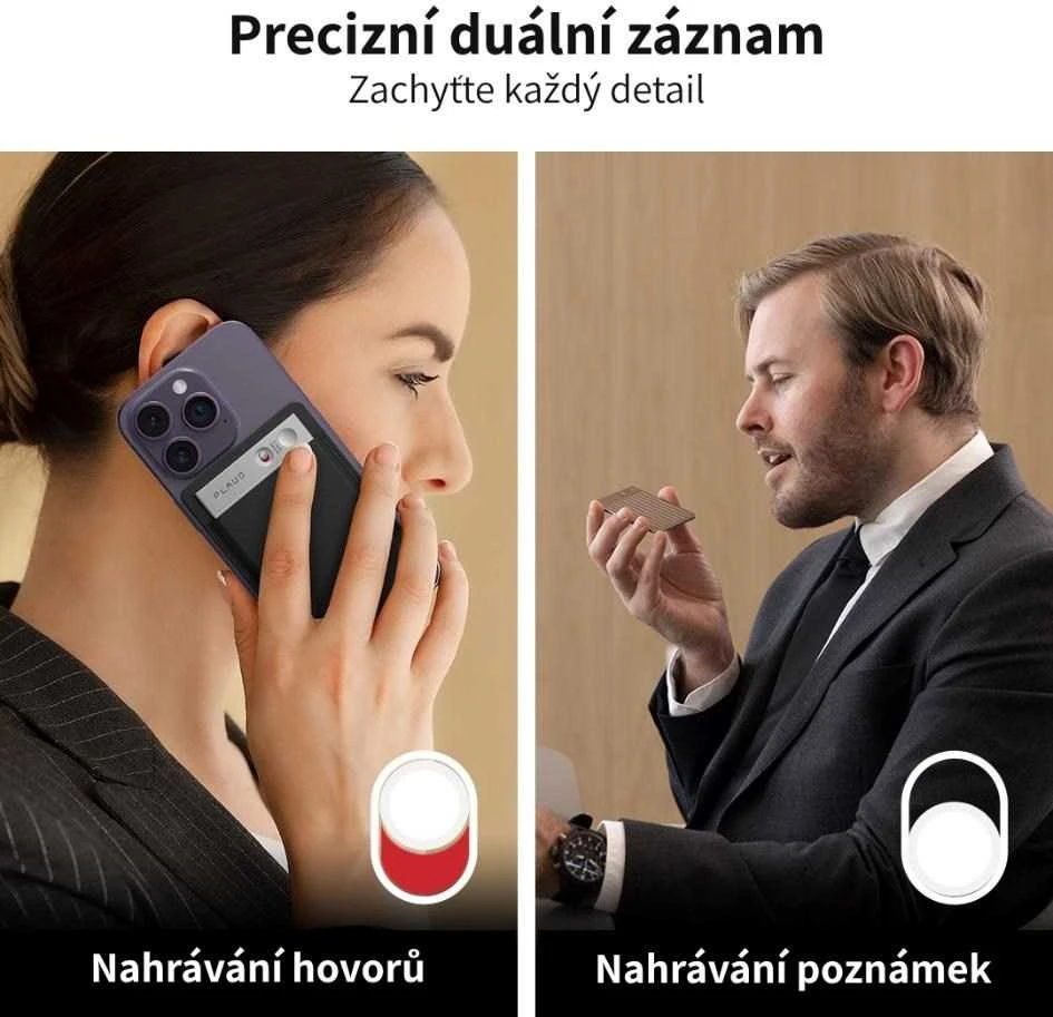 Diktofonas PLAUD NOTE tamsiai mėlyna - dirbtinio intelekto įrašymo įrenginys