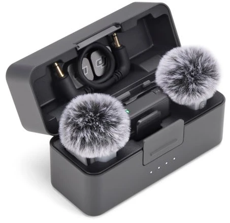 DJI Mic Mini 2 (2 siųstuvai + 1 imtuvas + įkrovimo dėklas)
