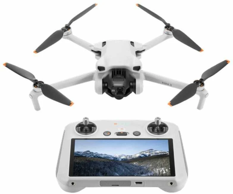 Dronas DJI Mini 3 Consumer su DJI RC, Baltos spalvos