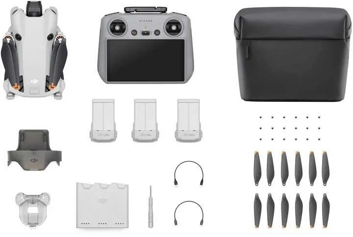 DJI Mini 4 Pro Fly More Combo (DJI RC 2) dronas