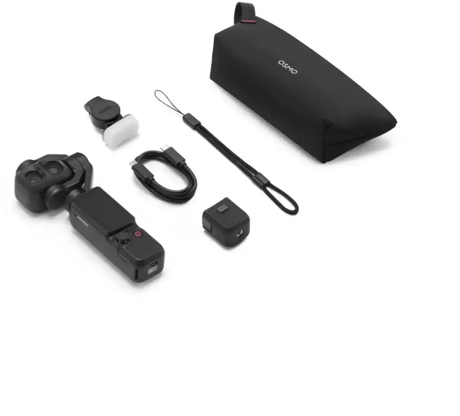 Rankinė vaizdo kamera - DJI Osmo Pocket 4P Standard CP.OS.00000658.01 juoda