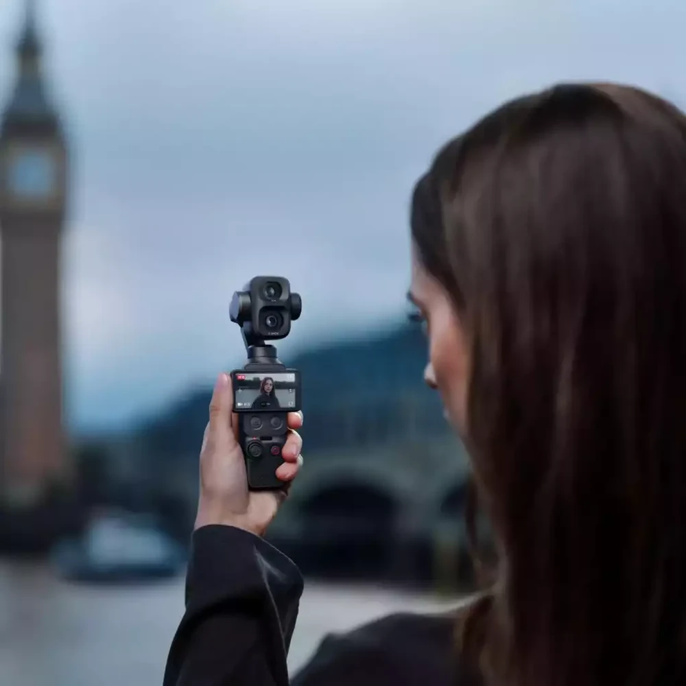 Vaizdo kamera - DJI Osmo Pocket 4P 4K Ultra HD juoda