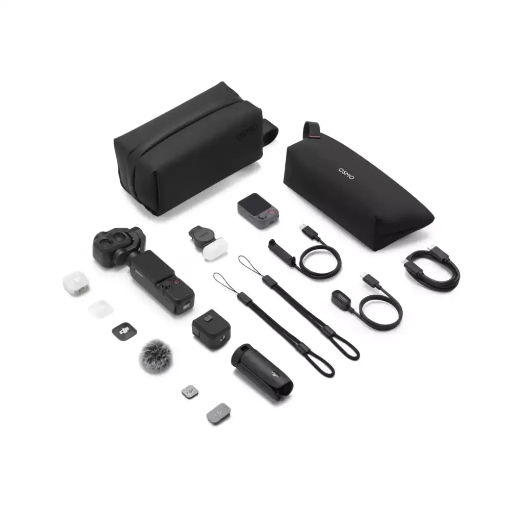 Vaizdo kamera - DJI Osmo Pocket 4P 4K Ultra HD juoda